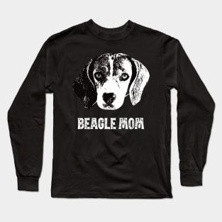 Beagle Mom Beagle Design Long Sleeve T-Shirt